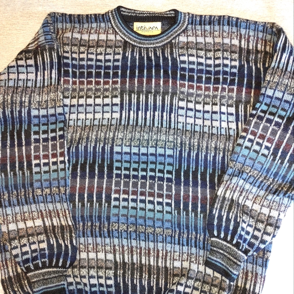 Men's intiwara Alpaca Sweater XL